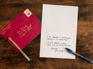 Diamond Handwritten Card