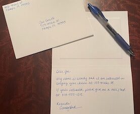 Platinum Handwritten Card